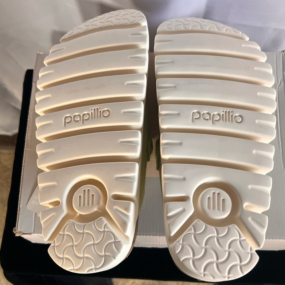 SOLD Birkenstock Boston Papillio Chunky Suede Clog - Picture 7 of 11